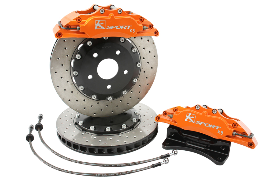 Спортивные тормоза K-Sport на Audi TT 2WD 1.8T 356мм | vonard-tuning